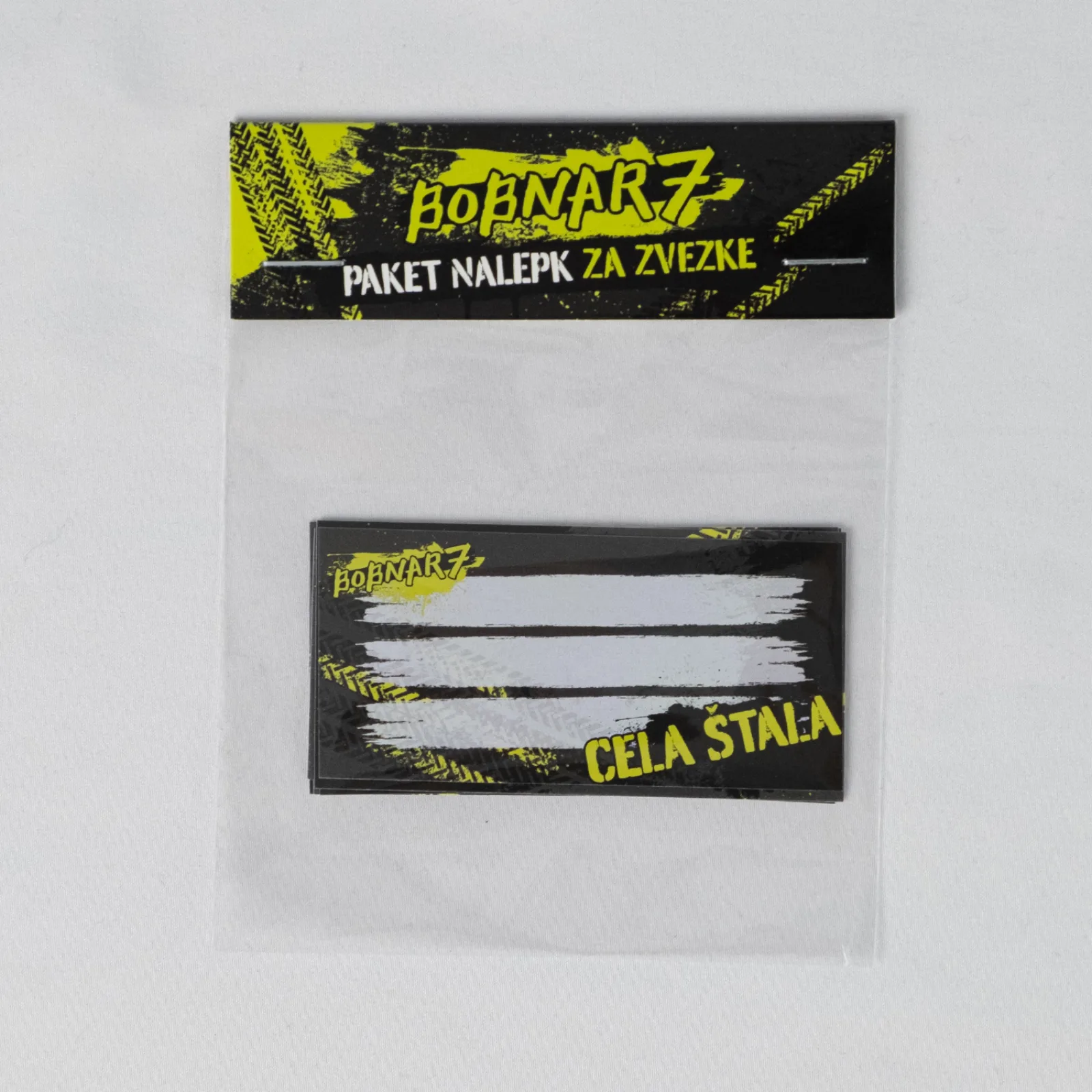 Paket nalepk za zvezke