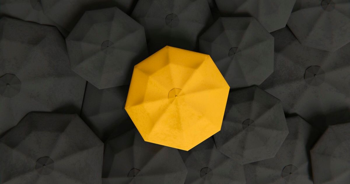 individuality-concept-umbrellas