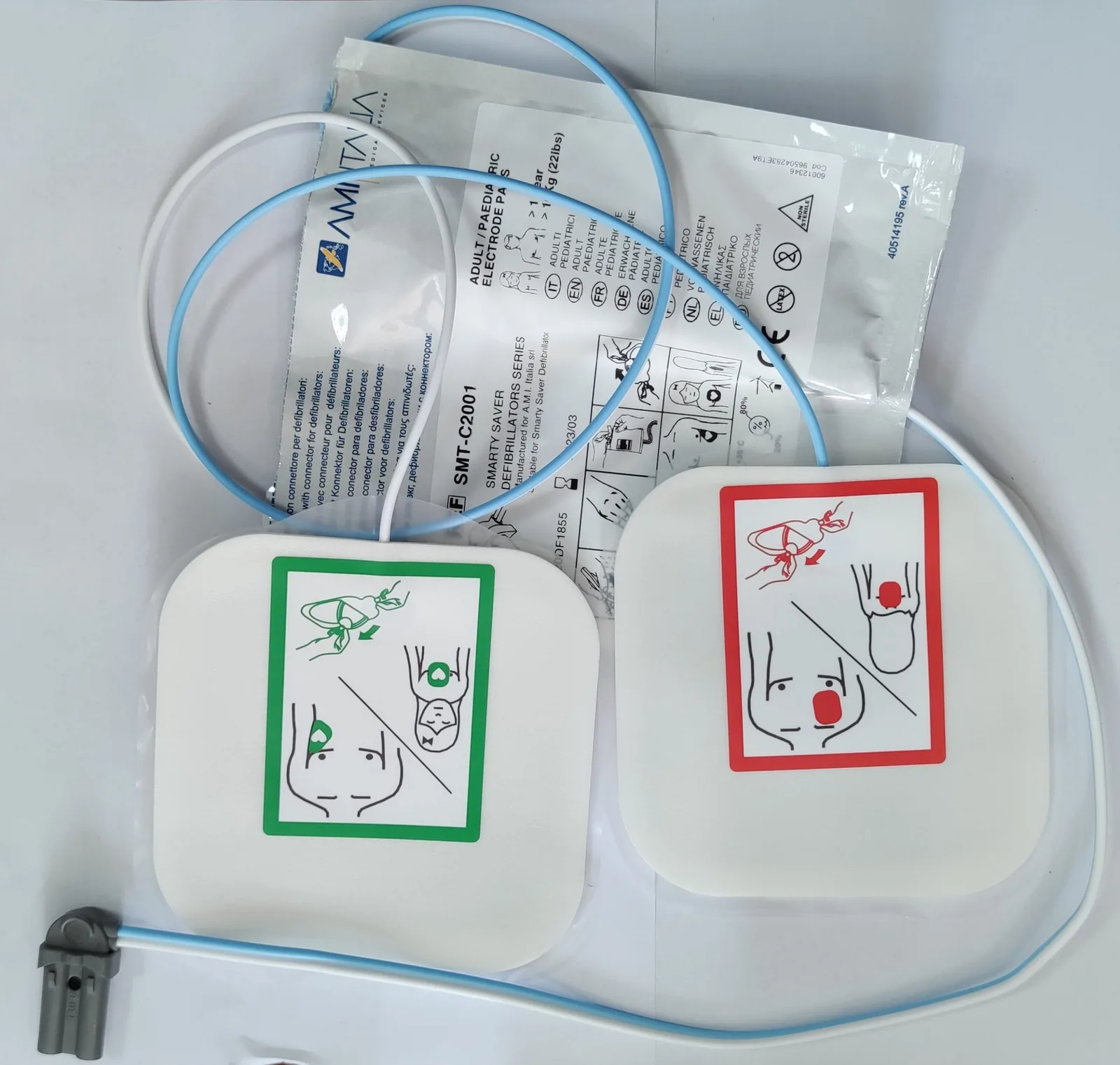 Komplet univerzalnih samolepilnih elektrod PEDIATRIC / ADULT