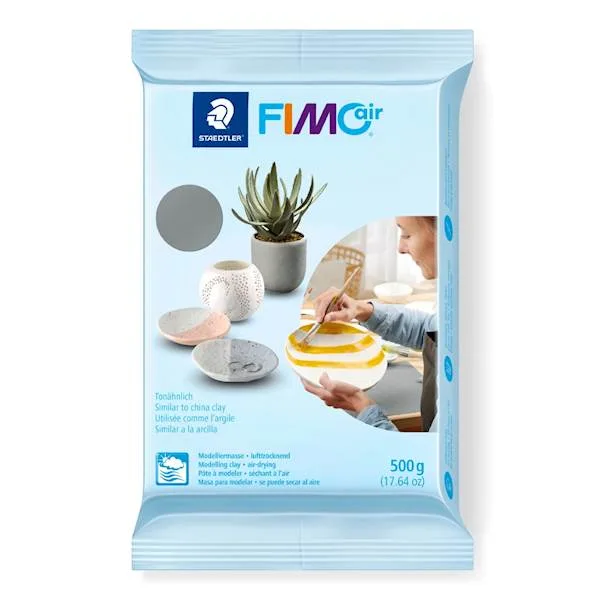 Staedtler modelirna masa Fimoair Basic, siva, 500g