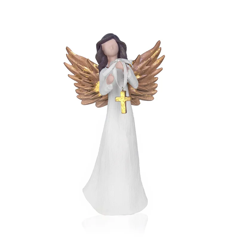 Angel s križem, 20 cm