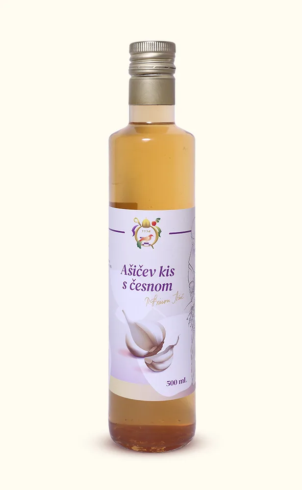 Ašičev kis s česnom- Steklo