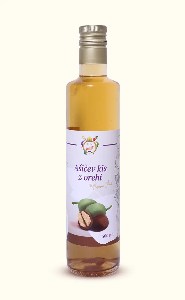 Ašičev kis z orehi- Steklo