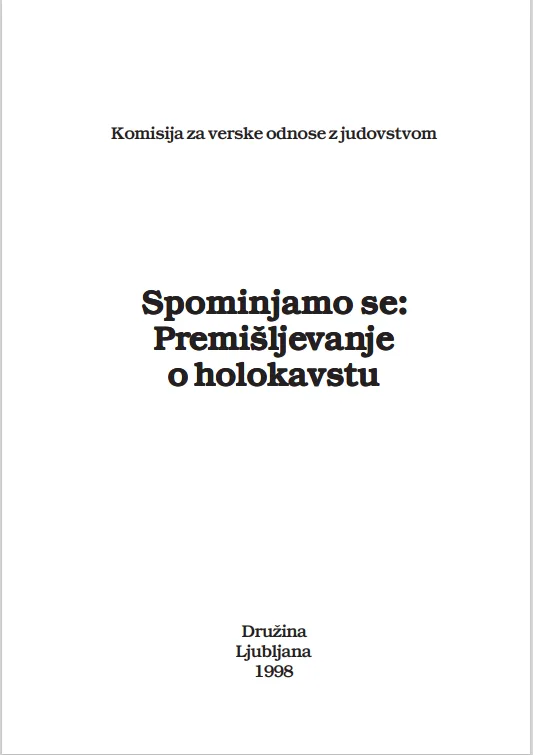 CD-77 Spominjamo se: Premišljevanje o holokavstu