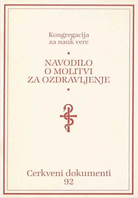 CD-92 Navodilo o molitvi za ozdravljenje
