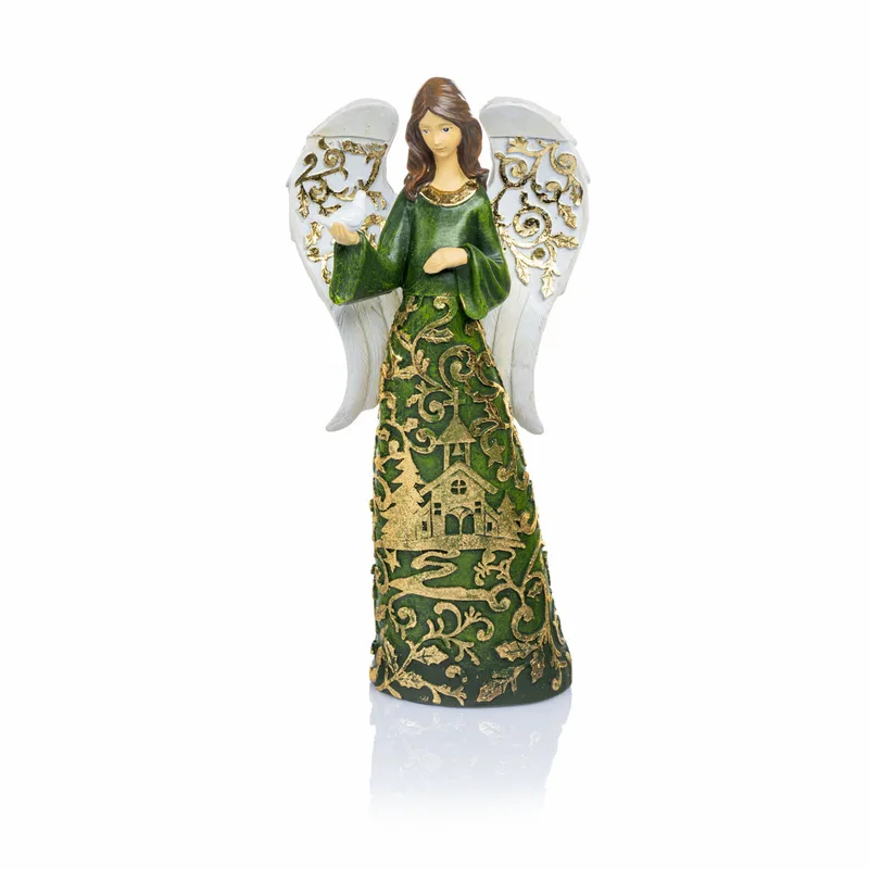 Figura angela - zelena (12 cm)