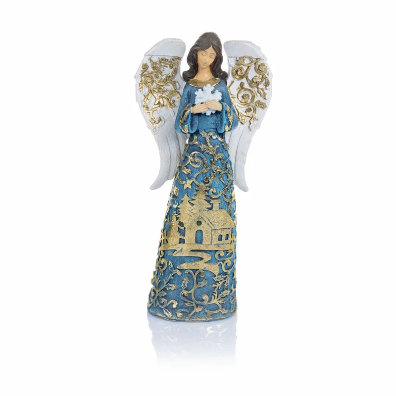 Figura angela - modra (12 cm)