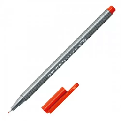 Flomaster fineliner triplus 0.3mm, rdeč