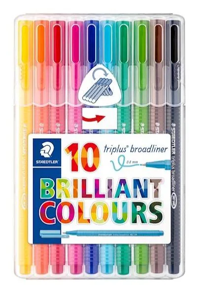Flomastri Triplus Broadliner 10/1