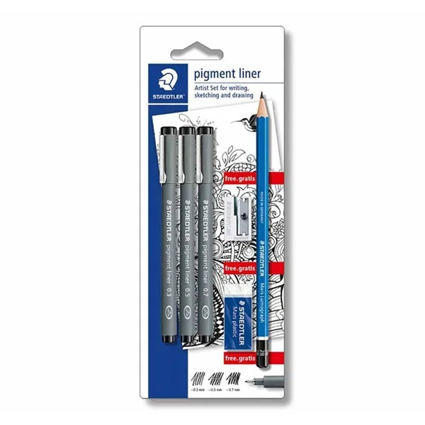 Flomastri pigment liner set