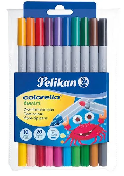 Flomastri šolski Twin barvni 10/1
