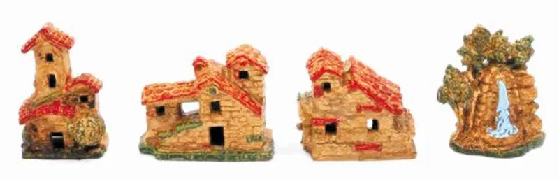 Dodatek za jaslice - hiške (6 x 3 x 5 cm)