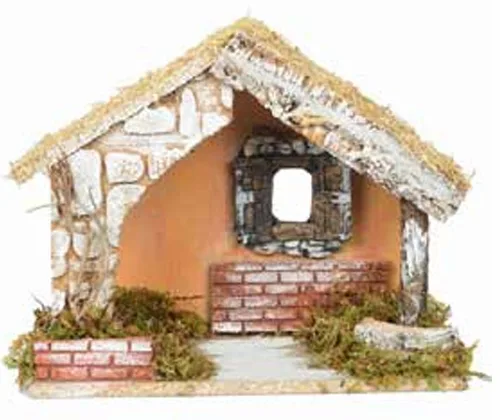 Hlevček za jaslice  (25 x 12 x 21 cm)