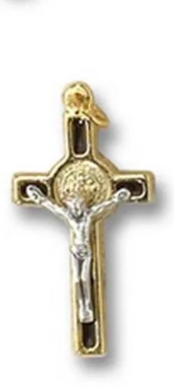 Križec sv. Benedikta 4x2 cm, rjav