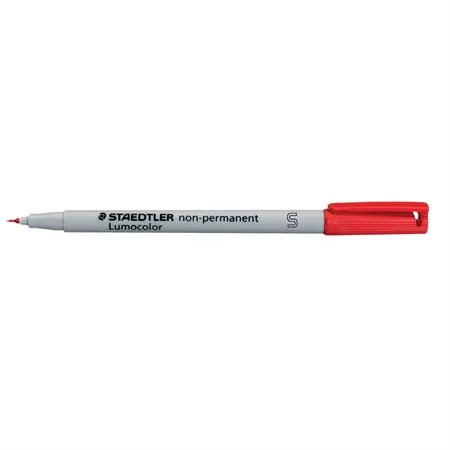 Marker Lumocolor S Nonpermanent- Rdeč