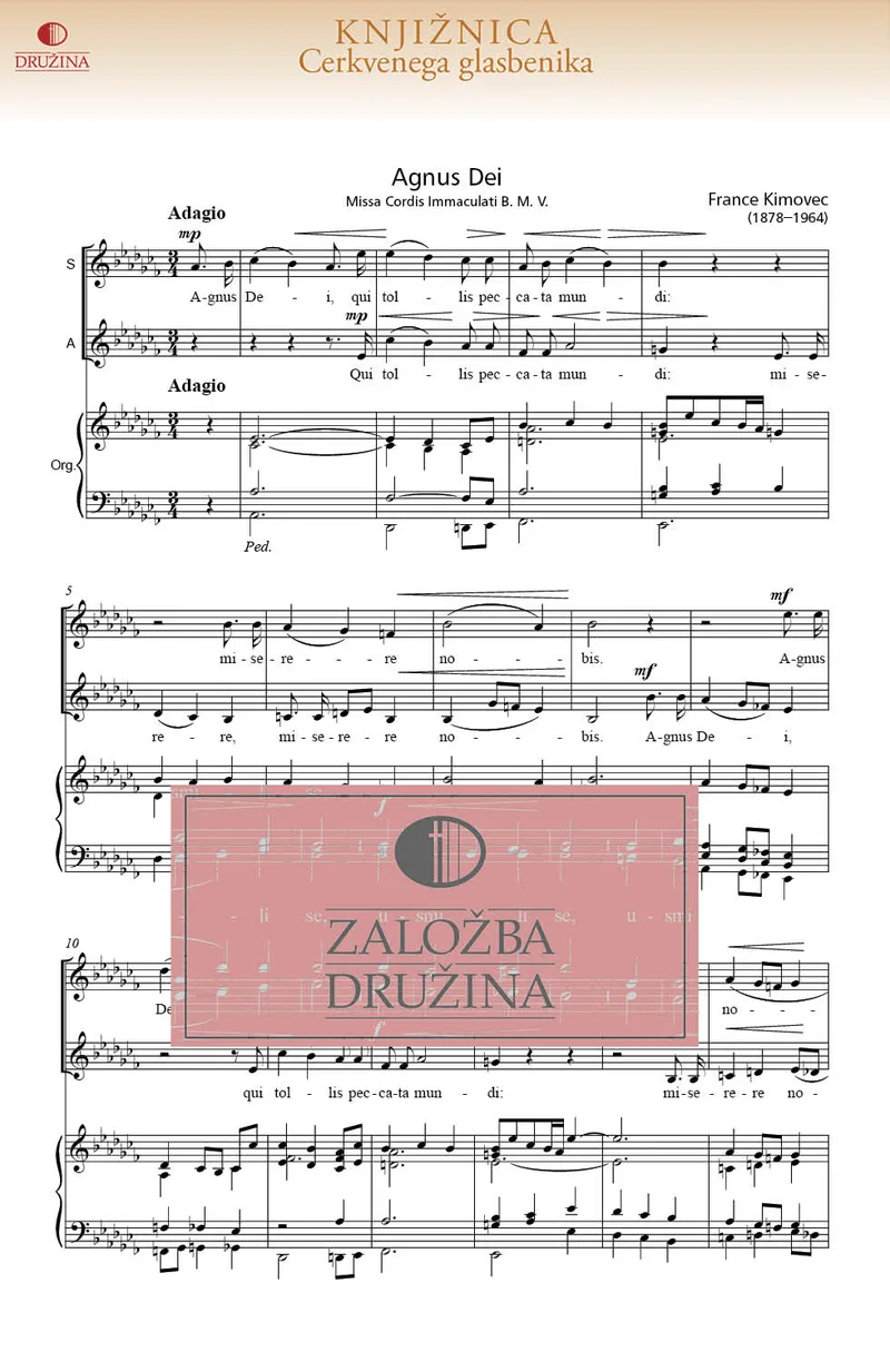Note CG - Agnus Dei (Kimovec France), 2024