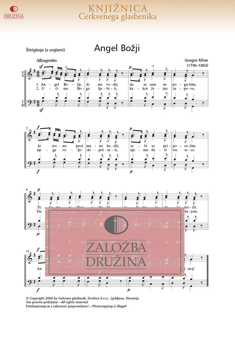 Note CG - Angel Božji (Rihar Gregor) 2006