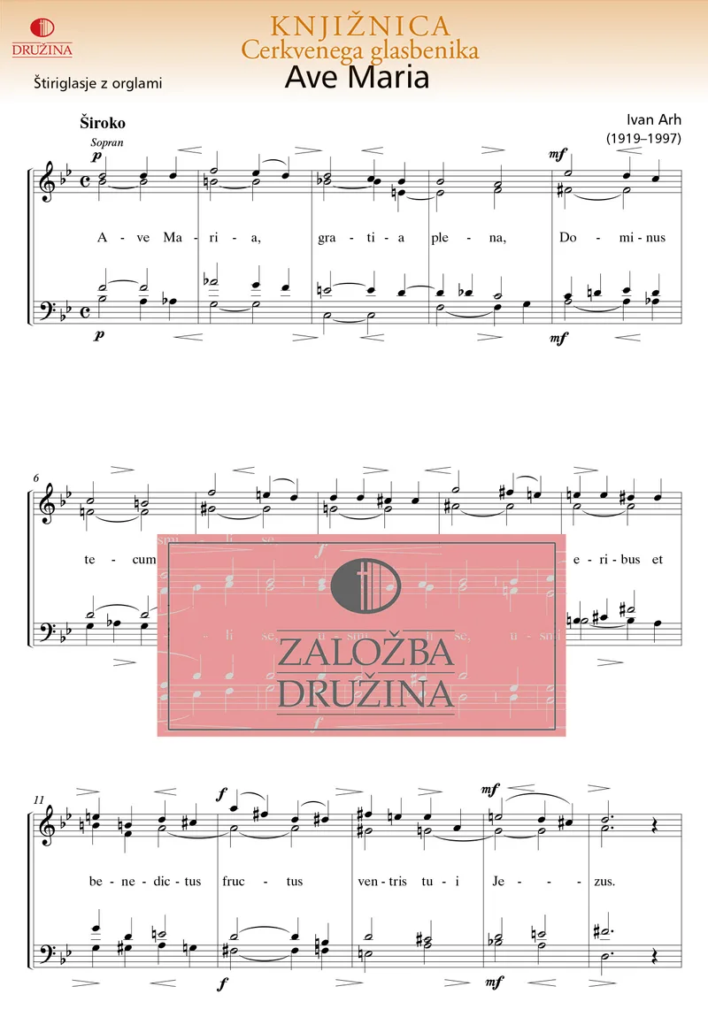 Note CG - Ave Maria (Arh Ivan) 2003