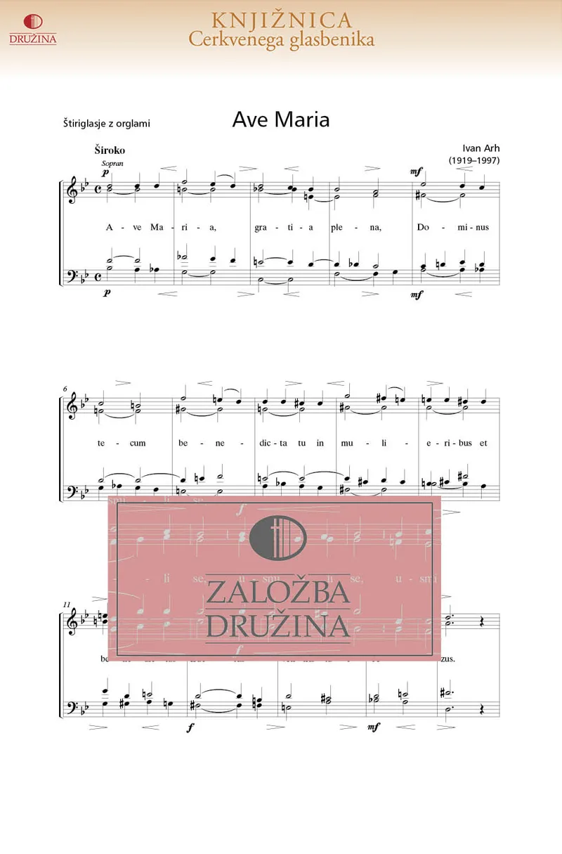 Note CG - Ave Maria (Arh Ivan) 2003
