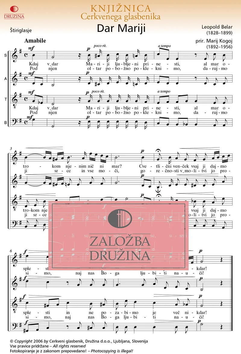 Note CG - Dar Mariji (Belar Leopold) 2006