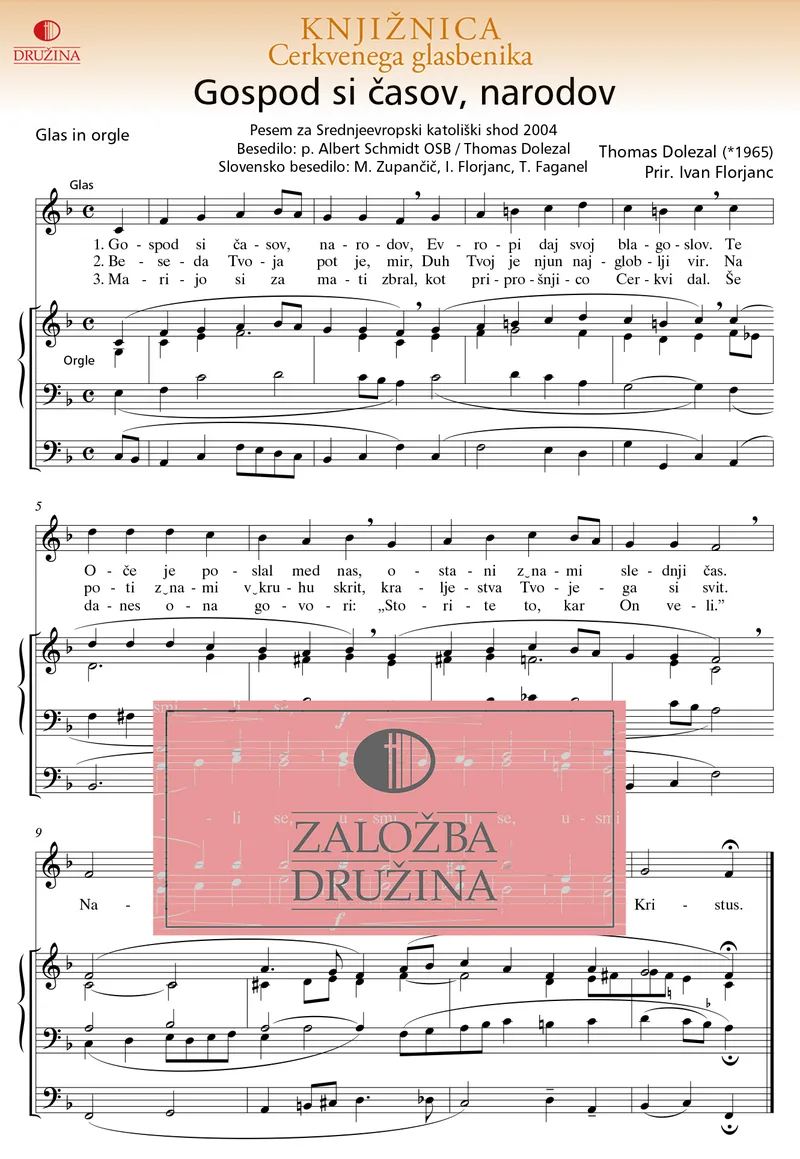 Note CG - Gospod si časov, narodov (Dolezal Thomas) 2003