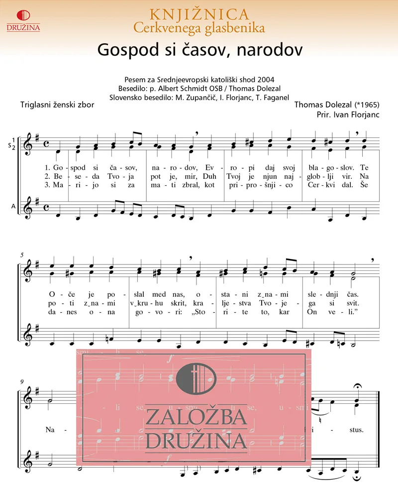 Note CG - Gospod si časov, narodov (Dolezal Thomas) 2003-7,8, VII
