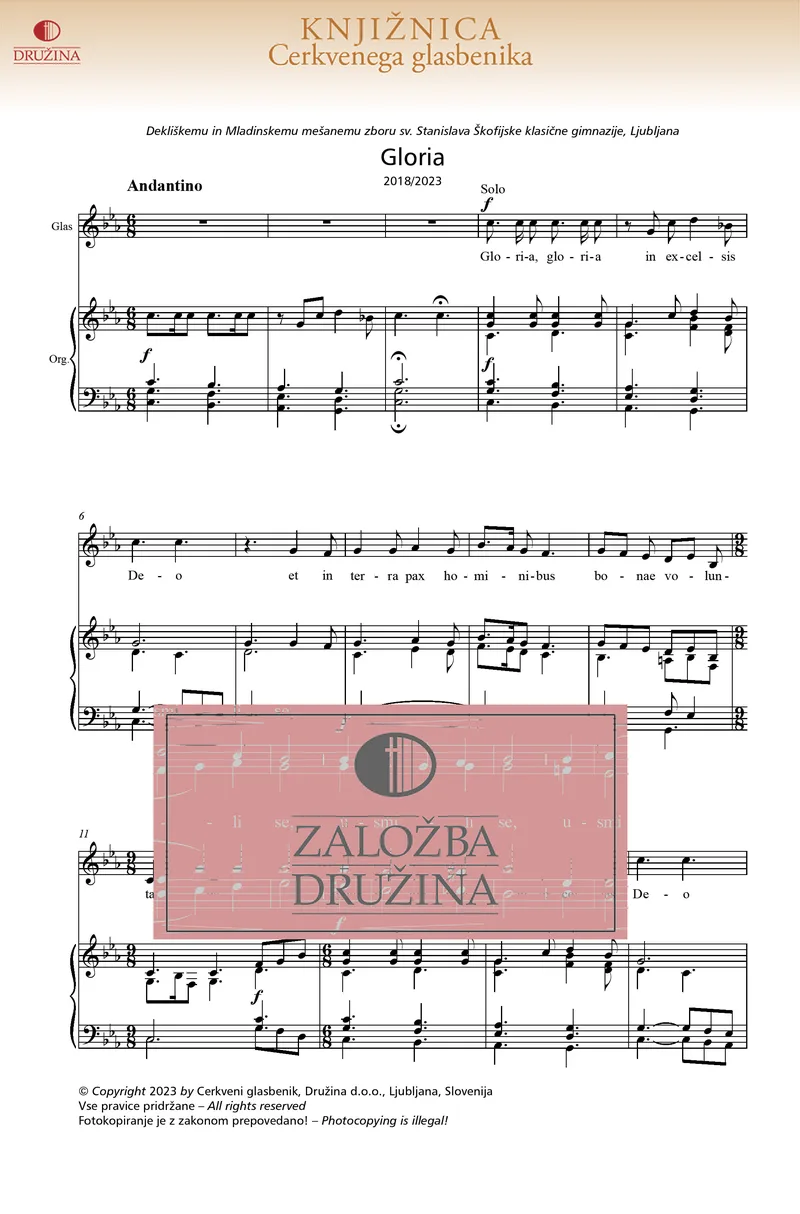Note CG - Gloria (Močnik Damijan) 2023