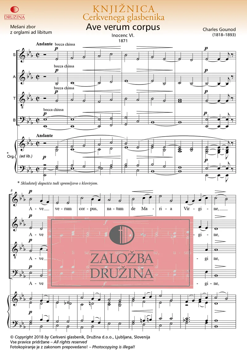 Note CG- Ave verum corpus (Gounod Charles) 2018