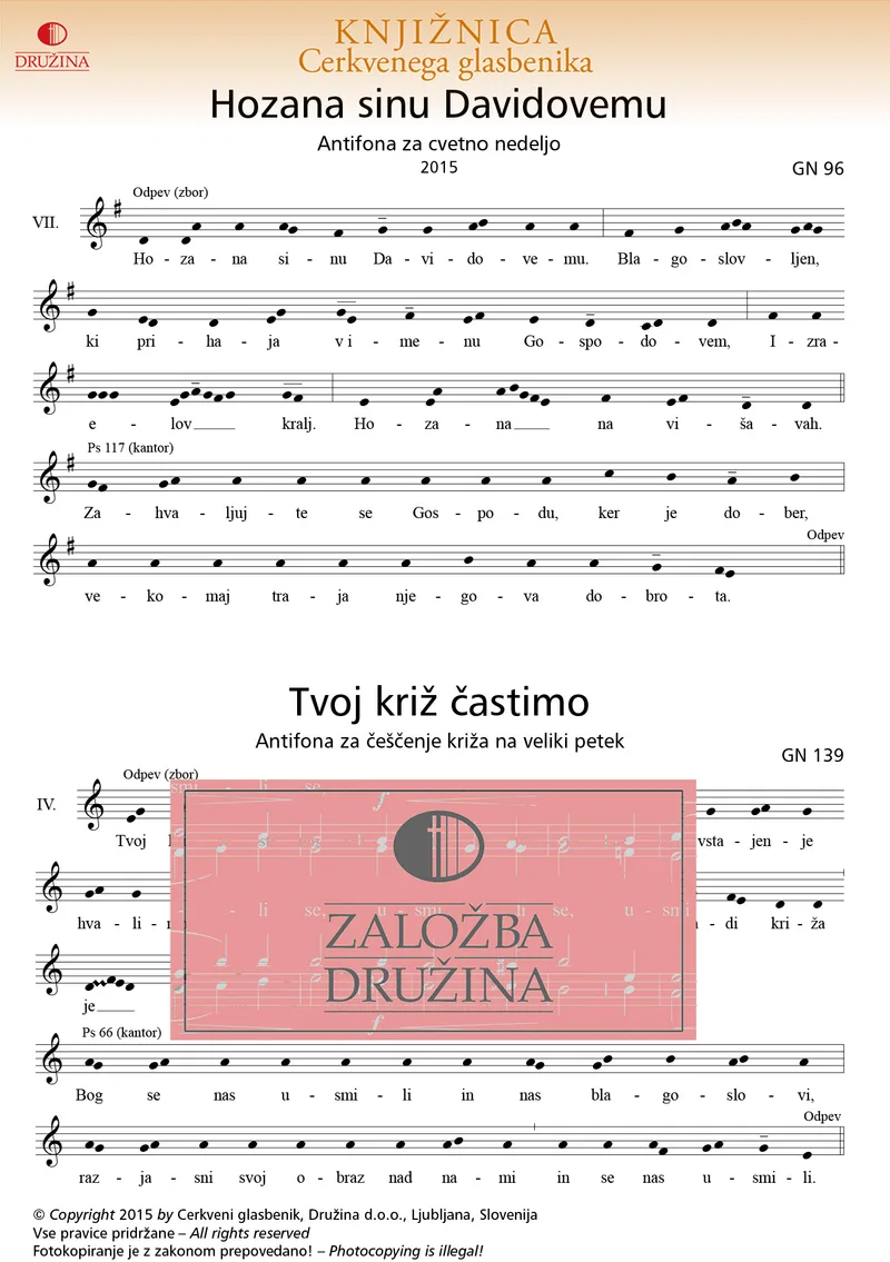 Note CG- Hozana sinu Davidovemu (Podstenšek Matej) 2015