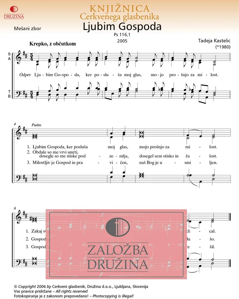 Note CG- Ljubim Gospoda (Kastelic Tadeja) 2006