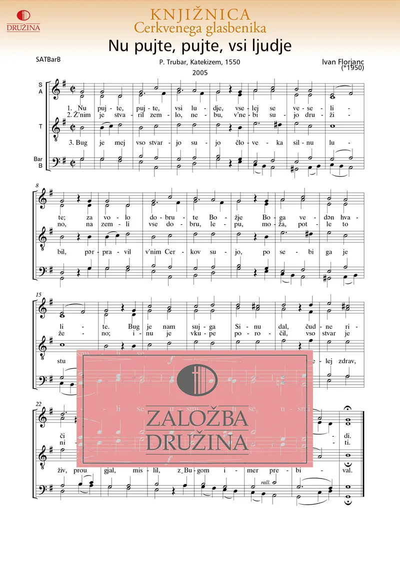 Note CG - Nu pujte, pujte, vsi ljudje (Florjanc Ivan) 2005