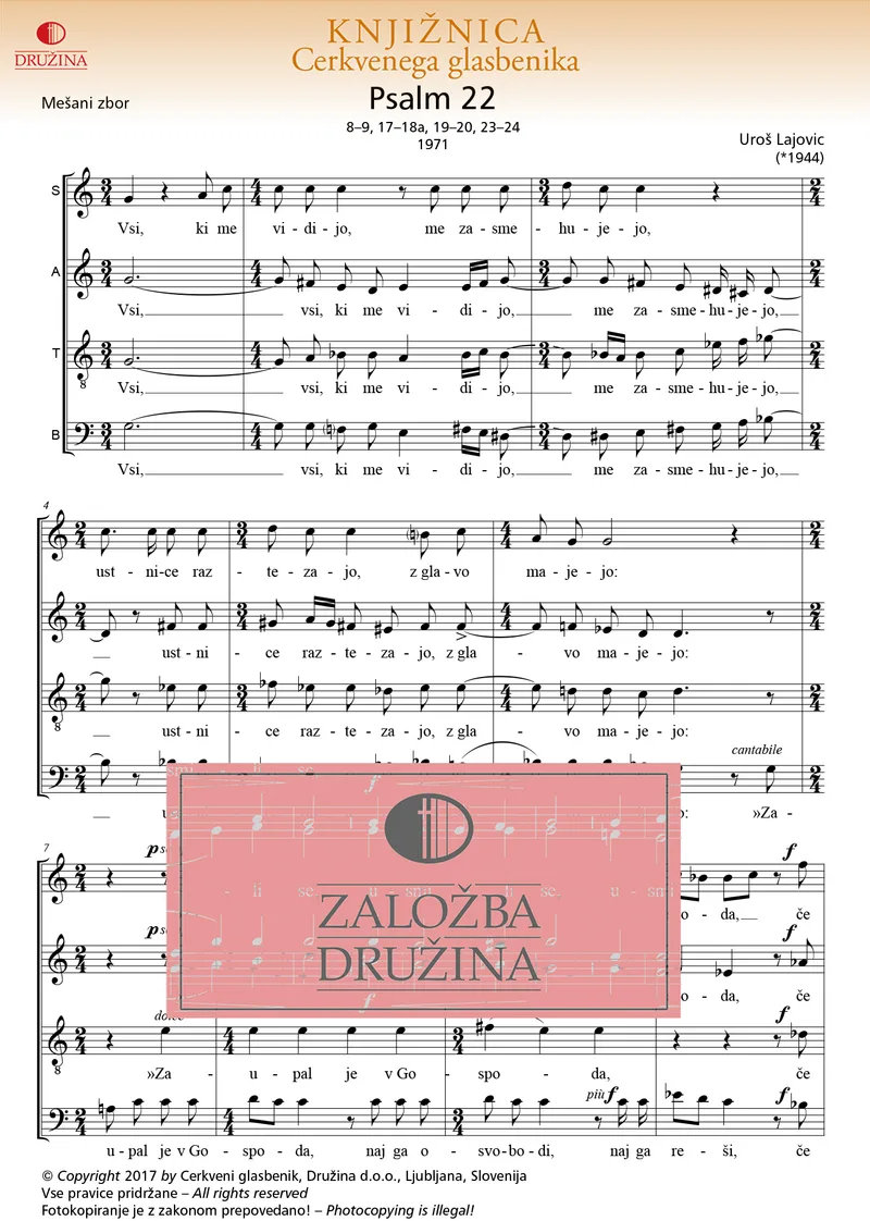 Note CG- Psalm 22 (Lajovic Uroš) 2017