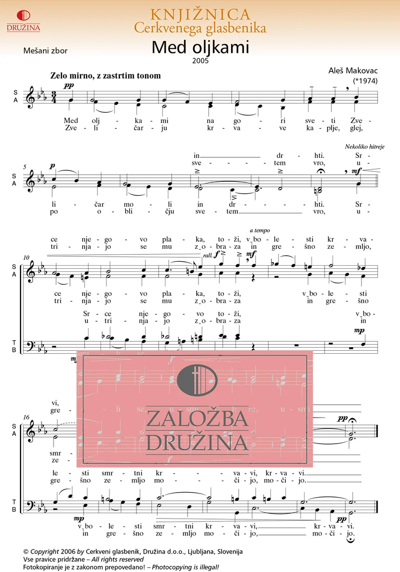 Note CG- Med oljkami (Makovac Aleš) 2006