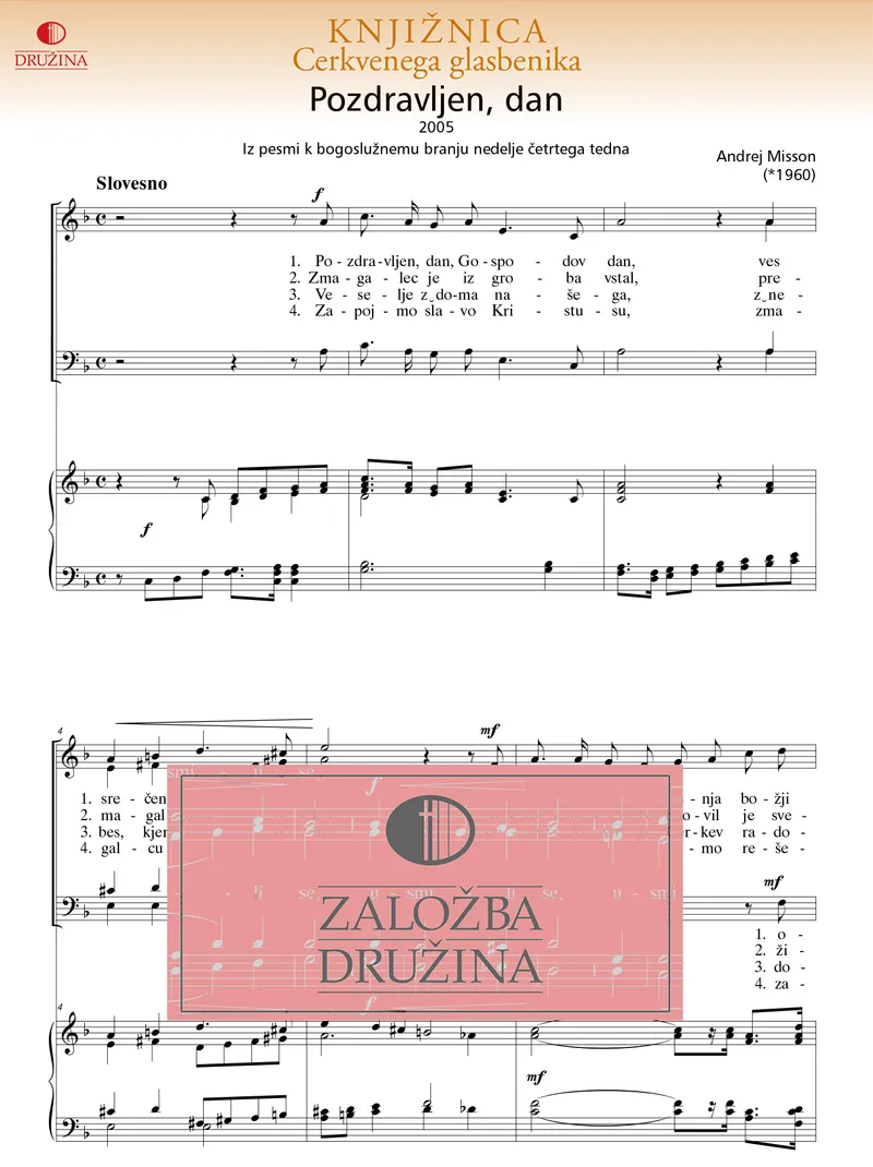 Note CG - Pozdravljen dan (Mission Andrej) 2005