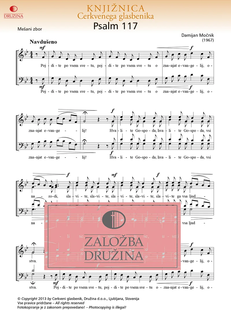 Note CG - Psalm 117 (Močnik Damijan) 2013