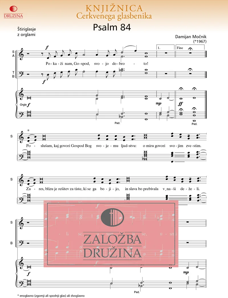 Note CG - Psalm 84 (Močnik Damjan) 2005