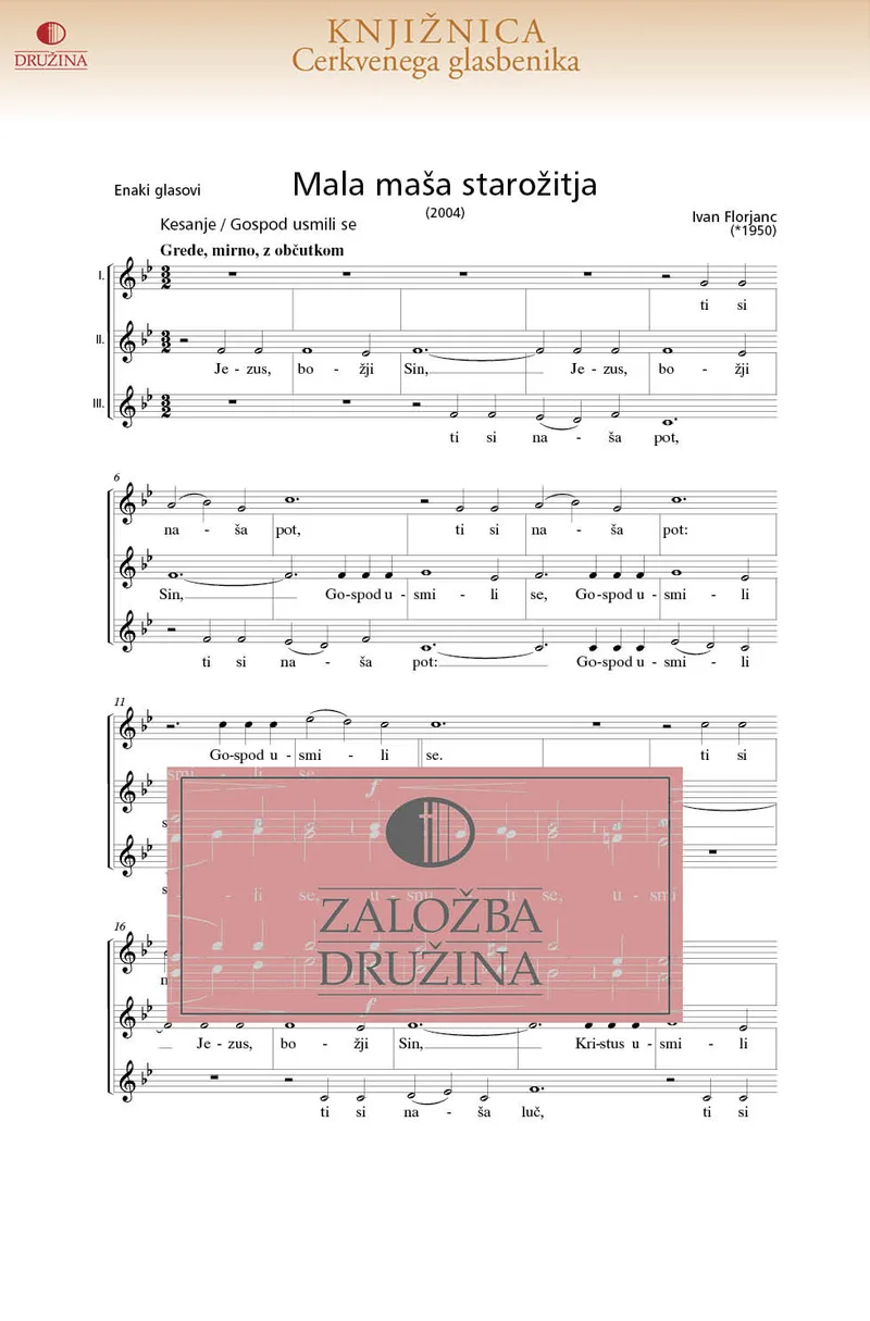 Note CG - Mala maša starožitja (Florjanc Ivan) 2004