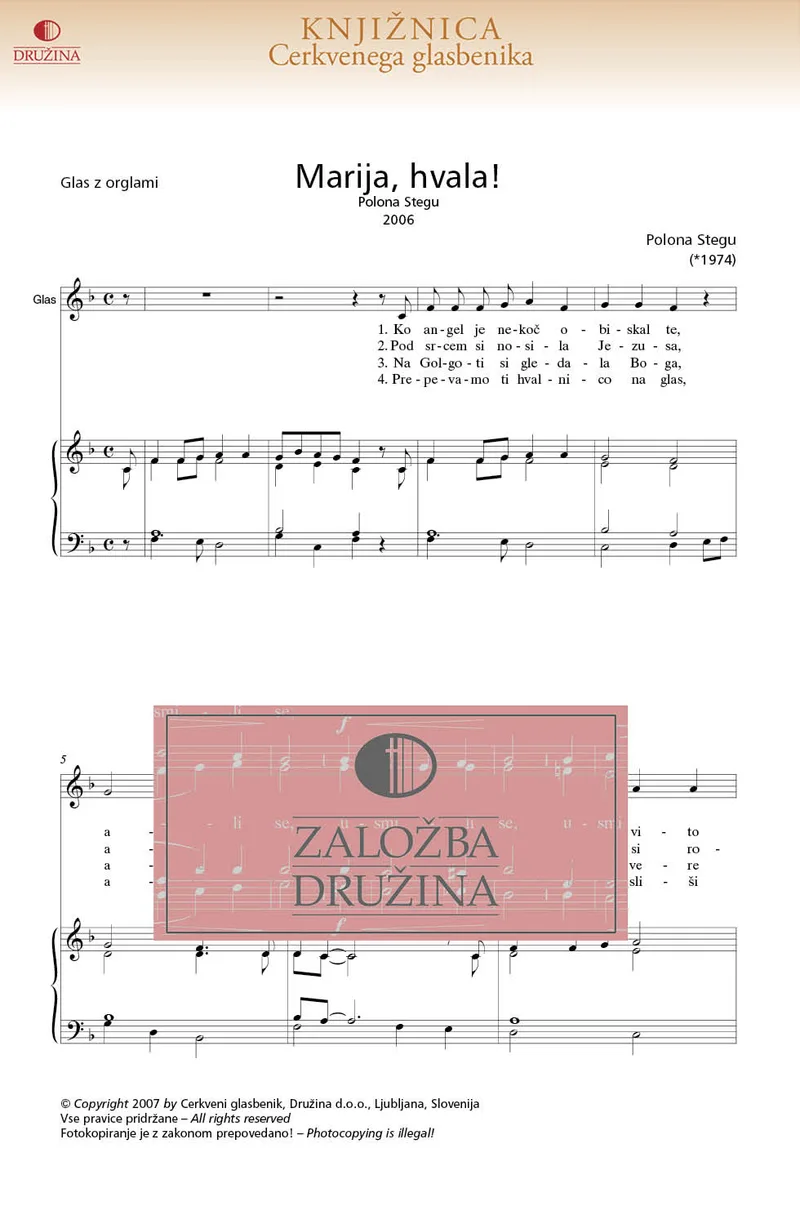 Note CG - Marija, hvala! (Stegu Polona) 2007