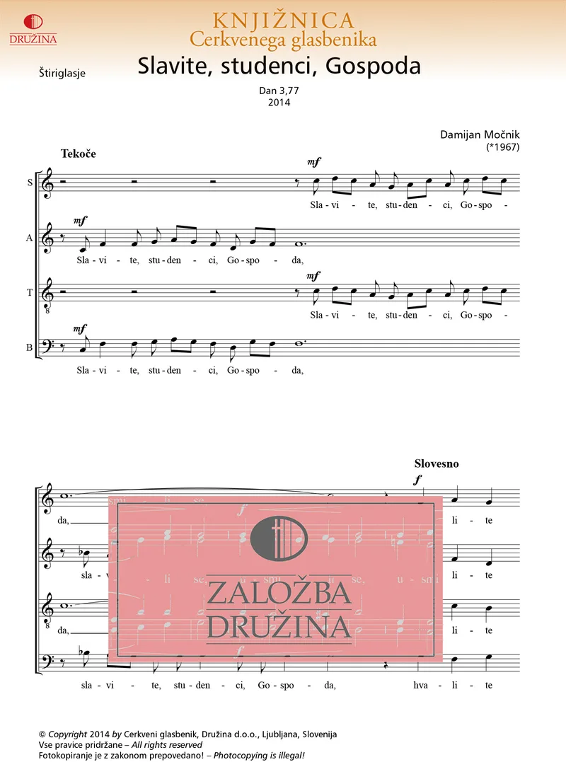 Note CG - Slavite, studenci, Gospoda (Močnik Damijan) 2014