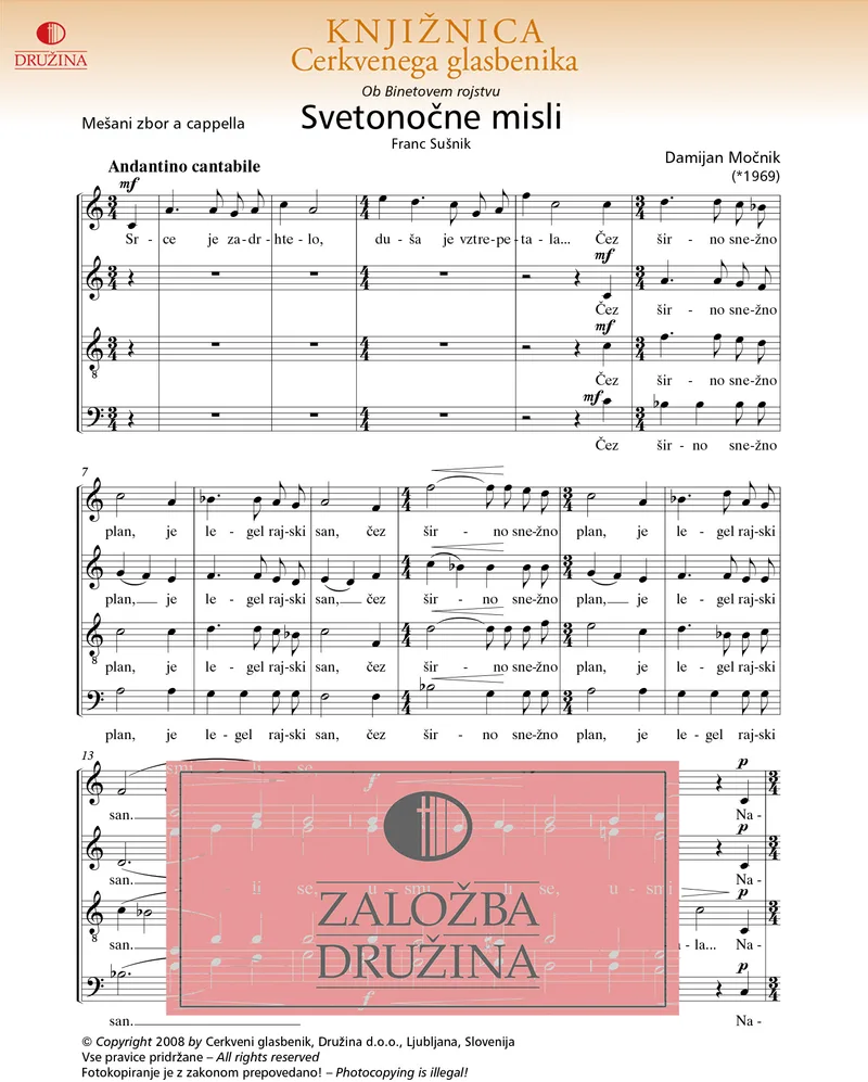 Note CG - Svetonočne misli (Močnik Damijan) 2008