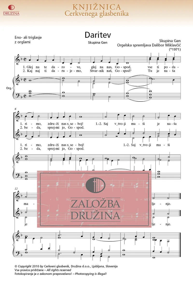 Note CG - Daritev (Skupina Gen) 2010