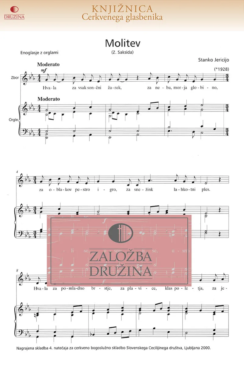 Note CG - Molitev (Jericijo Stanko) 2002