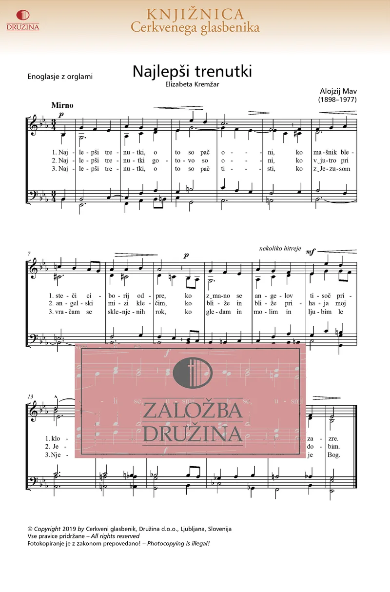 Note CG - Najlepši trenutki (Mav Alojzij) 2019