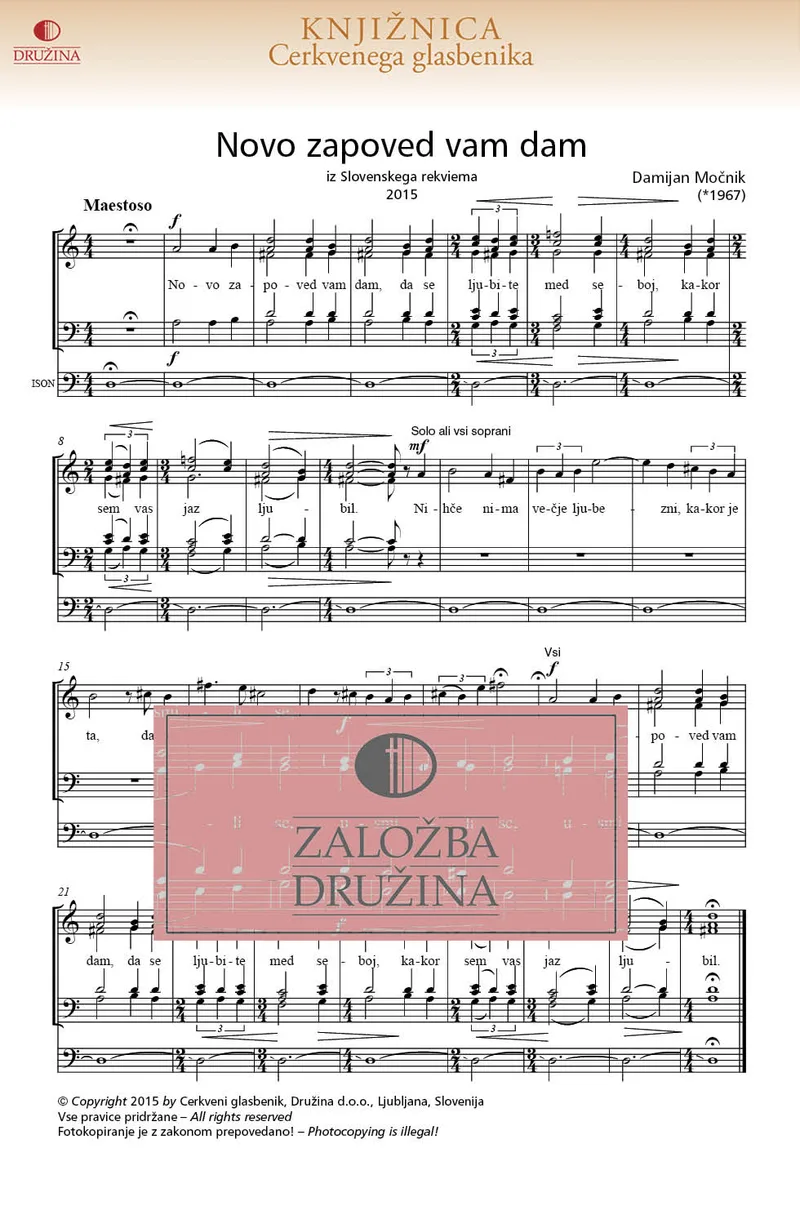 Note CG - Novo zapoved vam dam (Močnik Damjan) 2015