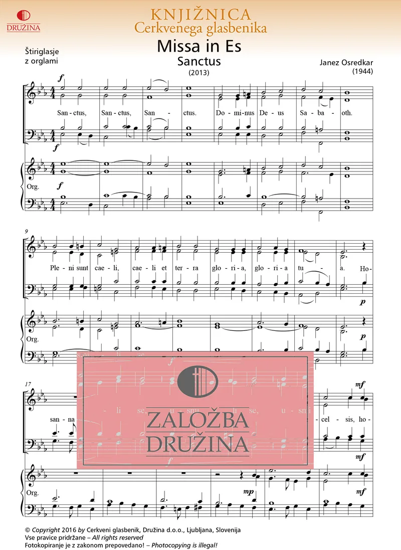 Note CG - Sanctus (Missa in Es) (Osredkar Janez) 2016