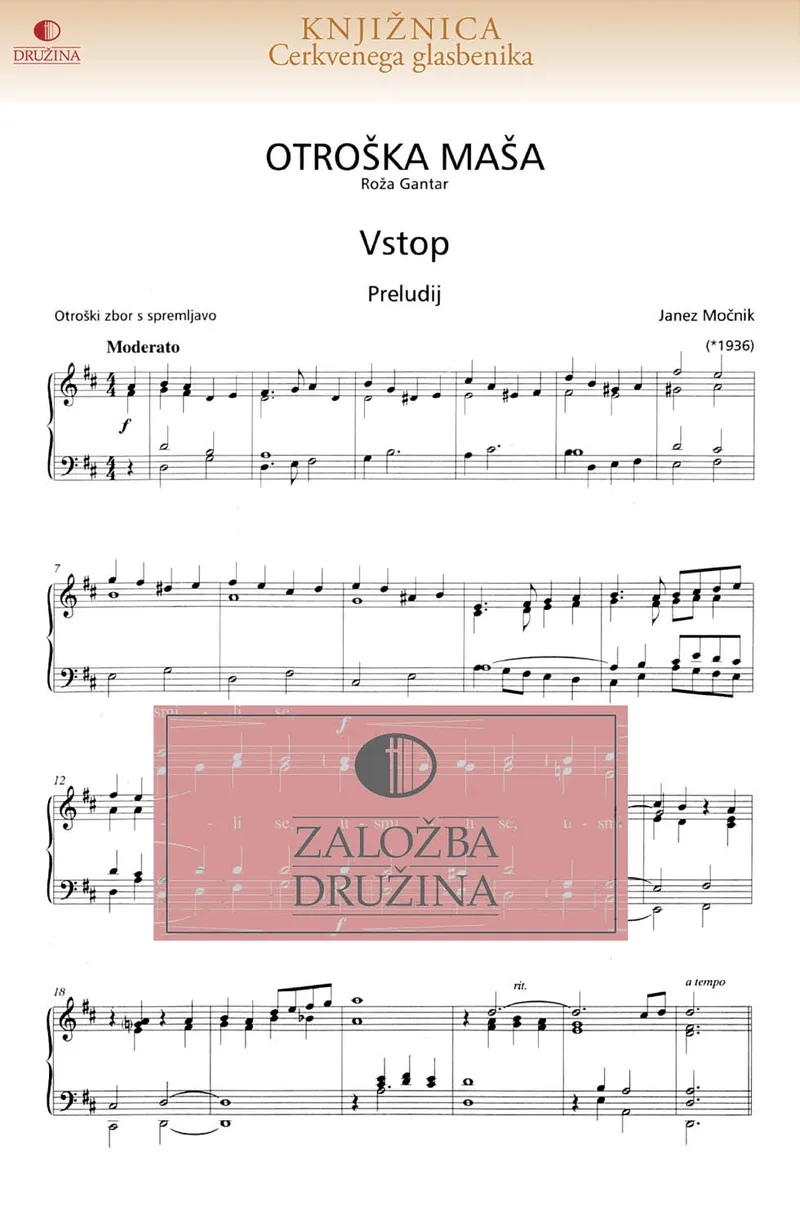 Note CG - Vstop (Otroška maša) (Močnik Janez) 2002