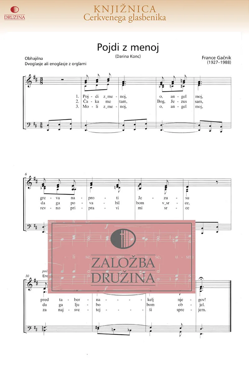 Note CG - Pojdi z menoj (Gračnik France) 2004
