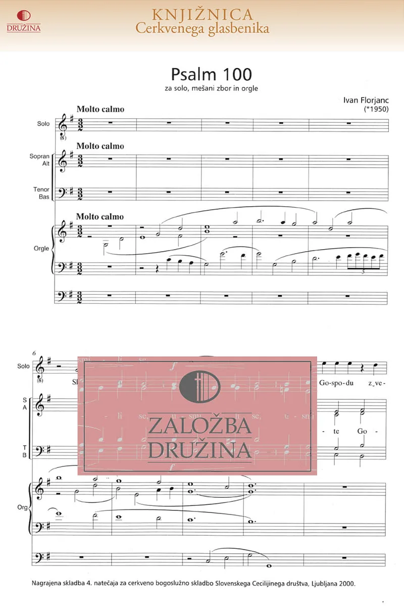 Note CG - Psalm 100 (Florjanc Ivan) 2002
