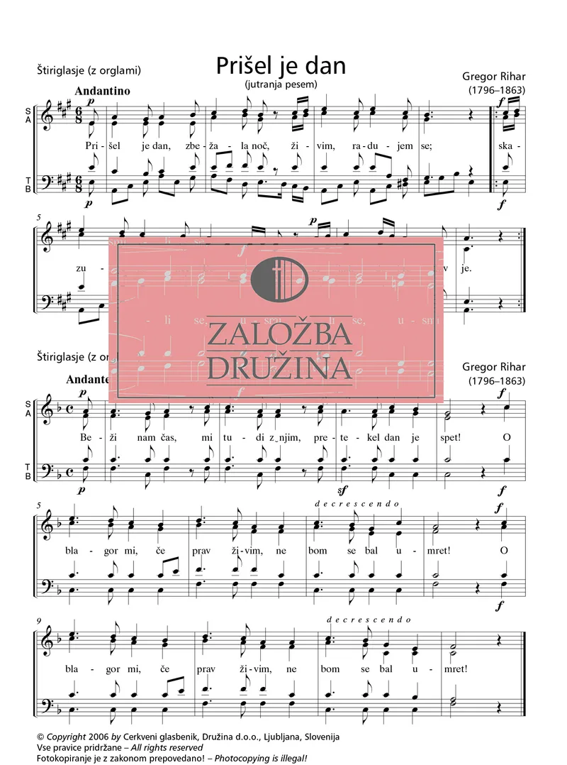 Note CG - Prišel je dan (Rihar Gregor) 2006