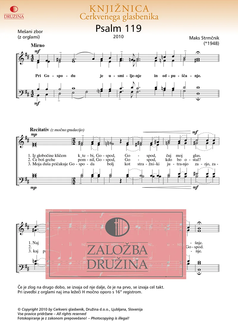 Note CG - Psalm 119 (Strmčnik Maks) 2010